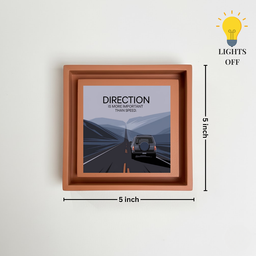 Thumbnail: Classic Quote Display – Mini Wooden Float Frame