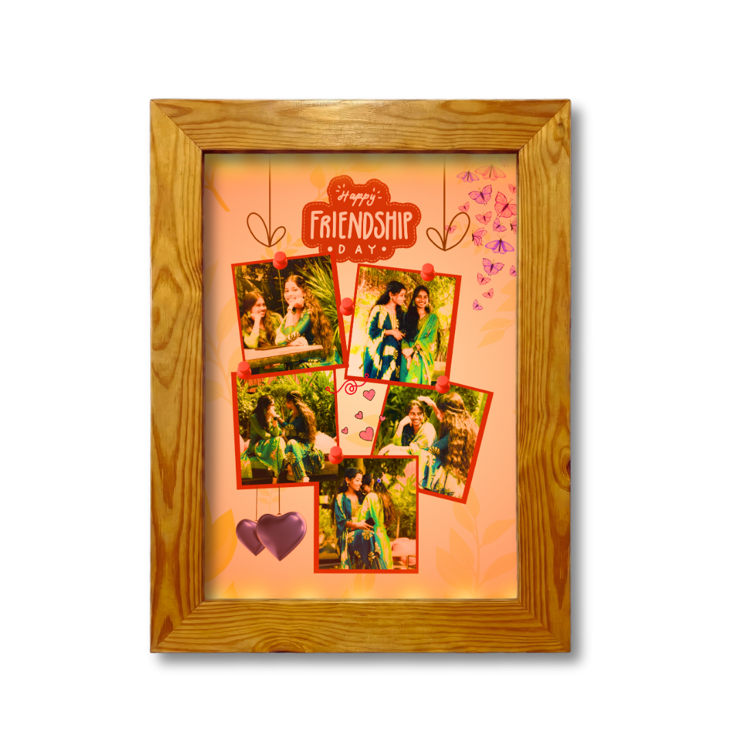 BFF Squad Keepsake Wooden Shadow A4 Frame
