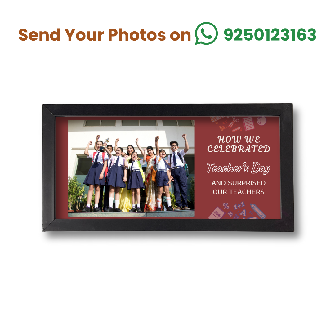 Teacher’s Day Photo Frame – Customise with Message