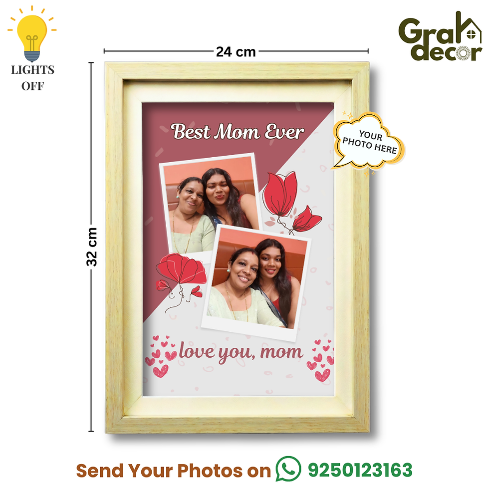 Thumbnail: Shadow Box A4 Frame – Heartfelt Gift for Mother