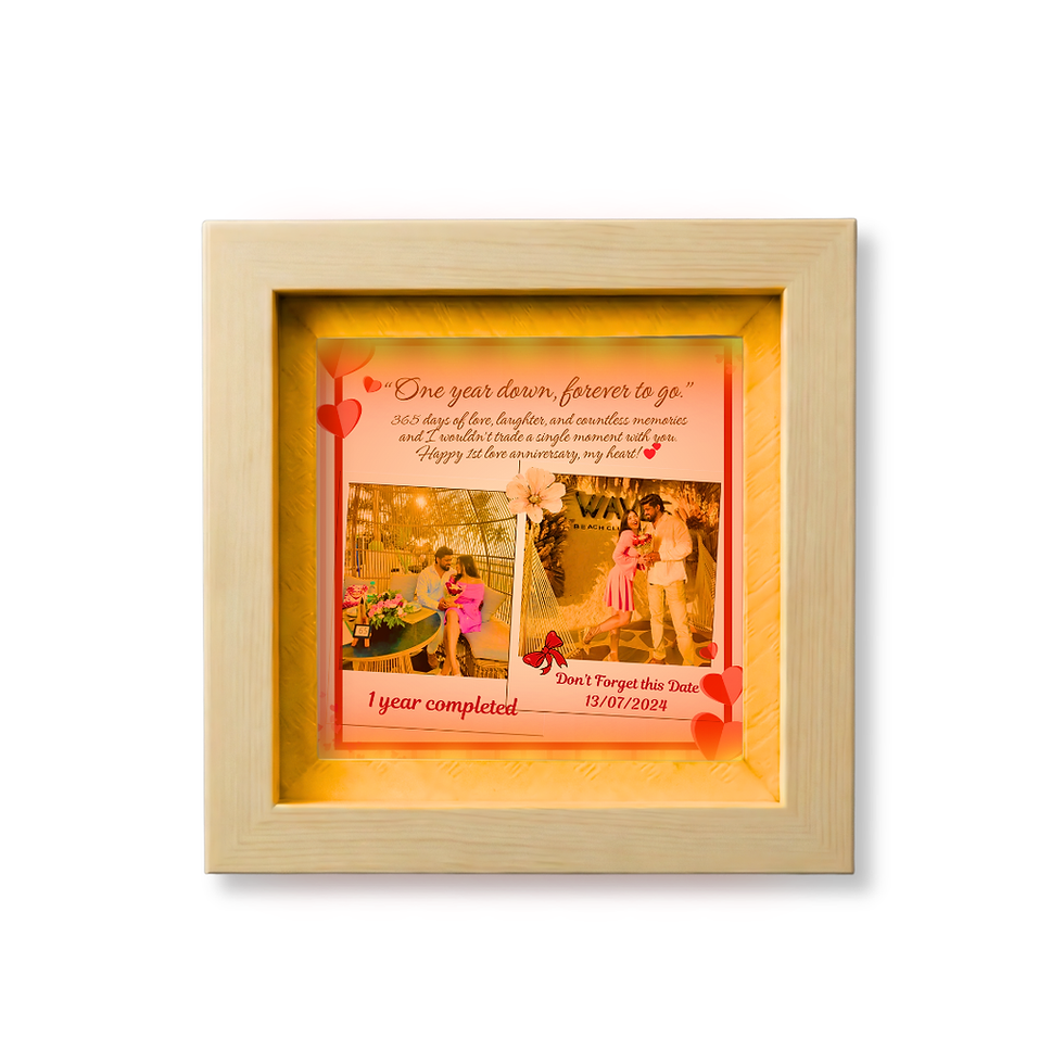 Thumbnail: Mini Shadow Box – Love Anniversary Gift