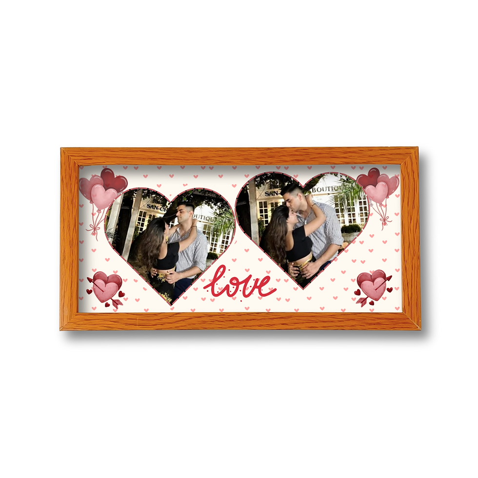 Thumbnail: Landscape Photo Frame for Love – Personalised Romantic Gift
