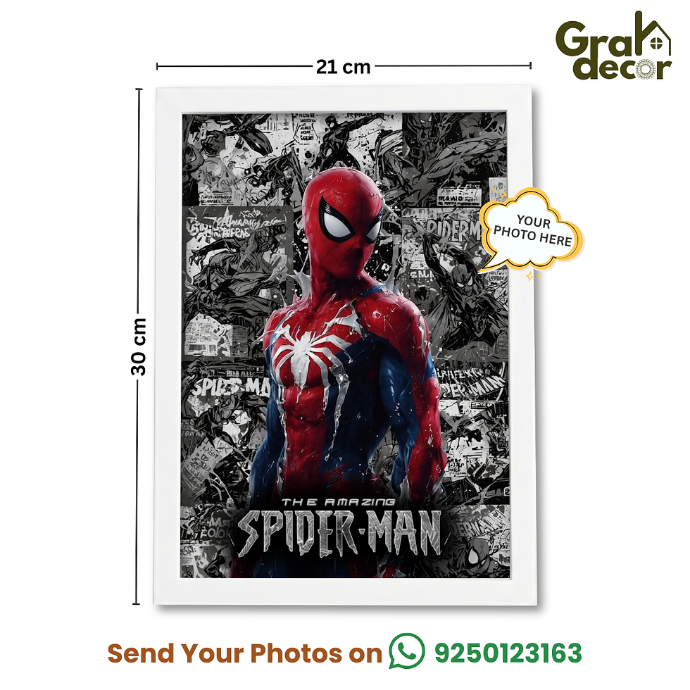 Thumbnail: A4 Frame for Your Everyday Hero – Add Message & Photo