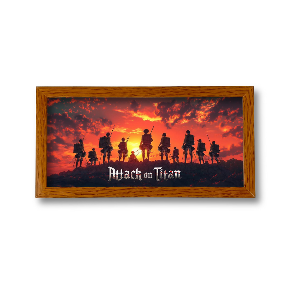 Thumbnail: Superhero Themed Landscape Frame – Kids’ Room Gift