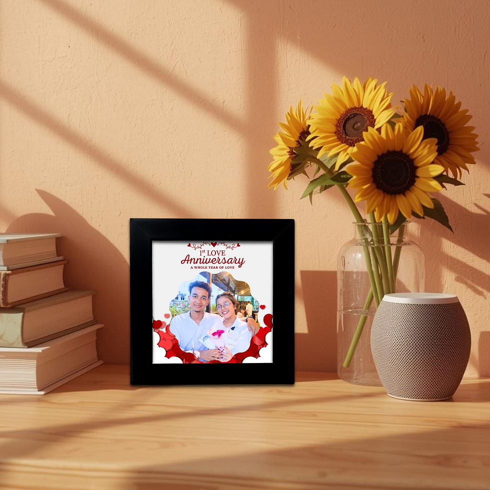 Thumbnail: Surprise Gift for Anniversary – Custom Mini Frame for Partners