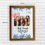 Thumbnail: Transparent Best Friend Frame – Personalized A4 Gift