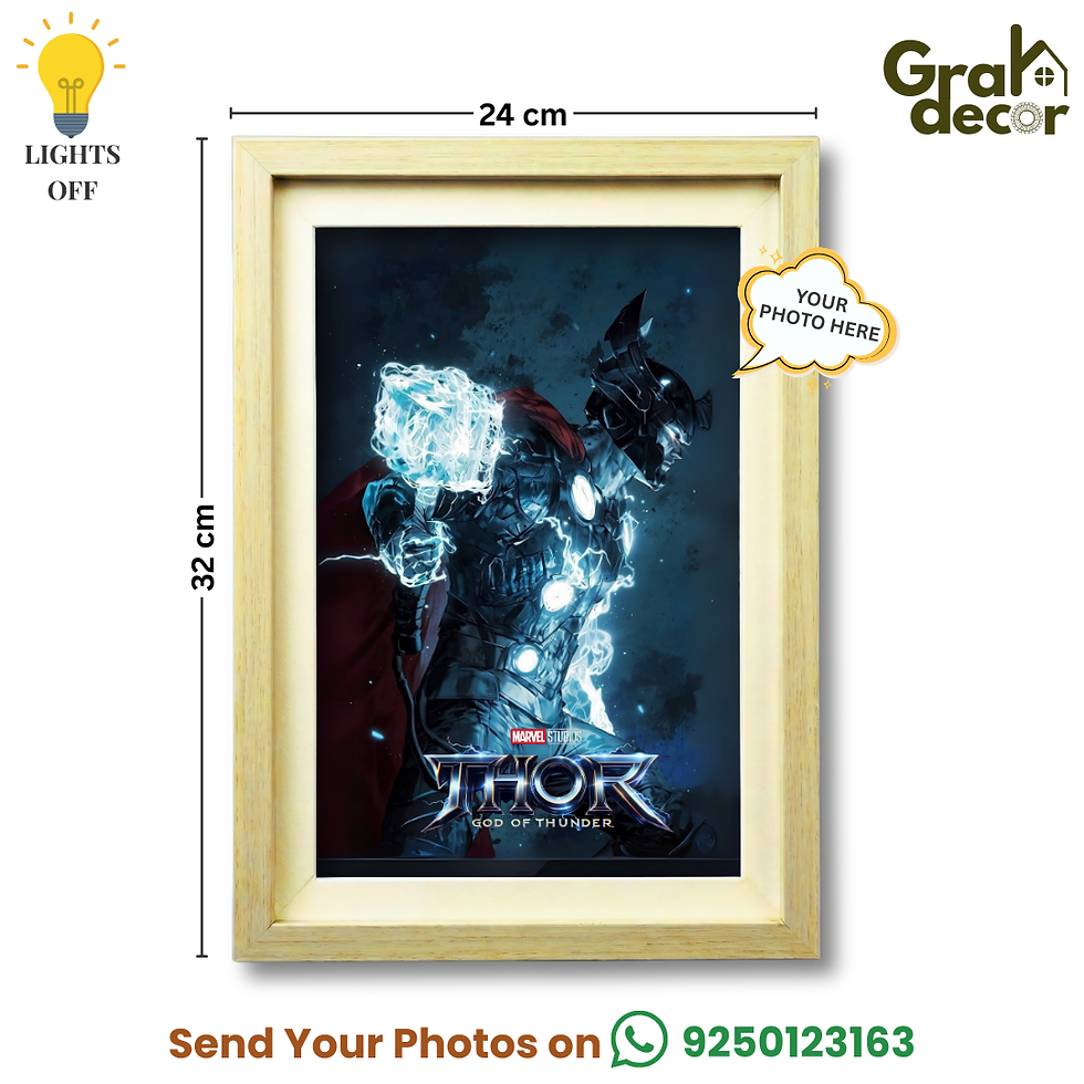 Thumbnail: Unique A4 Frame with Superhero Artwork Inside