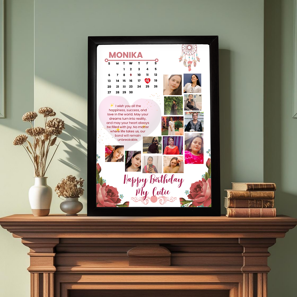 Thumbnail: Frame Their Special Day – Birthday Gift with Photo