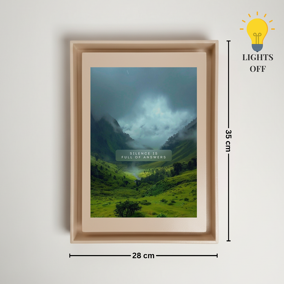 Thumbnail: Office & Home Quote Frame – Stylish 30 × 21 cm Display