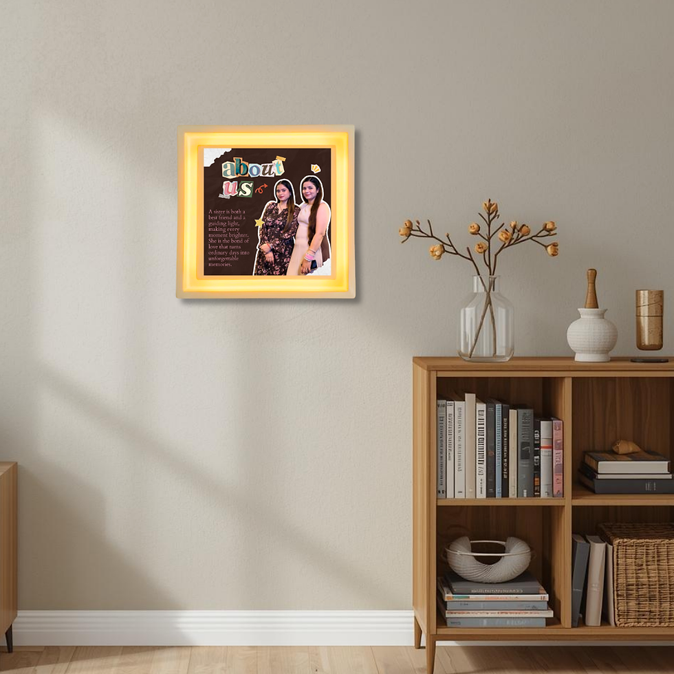 Thumbnail: Special Gift for Sister – Mini Wooden Float Frame 5×5