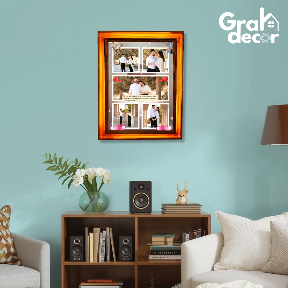 Thumbnail: Love Story Floating A4 Photo Frame Transparent Display