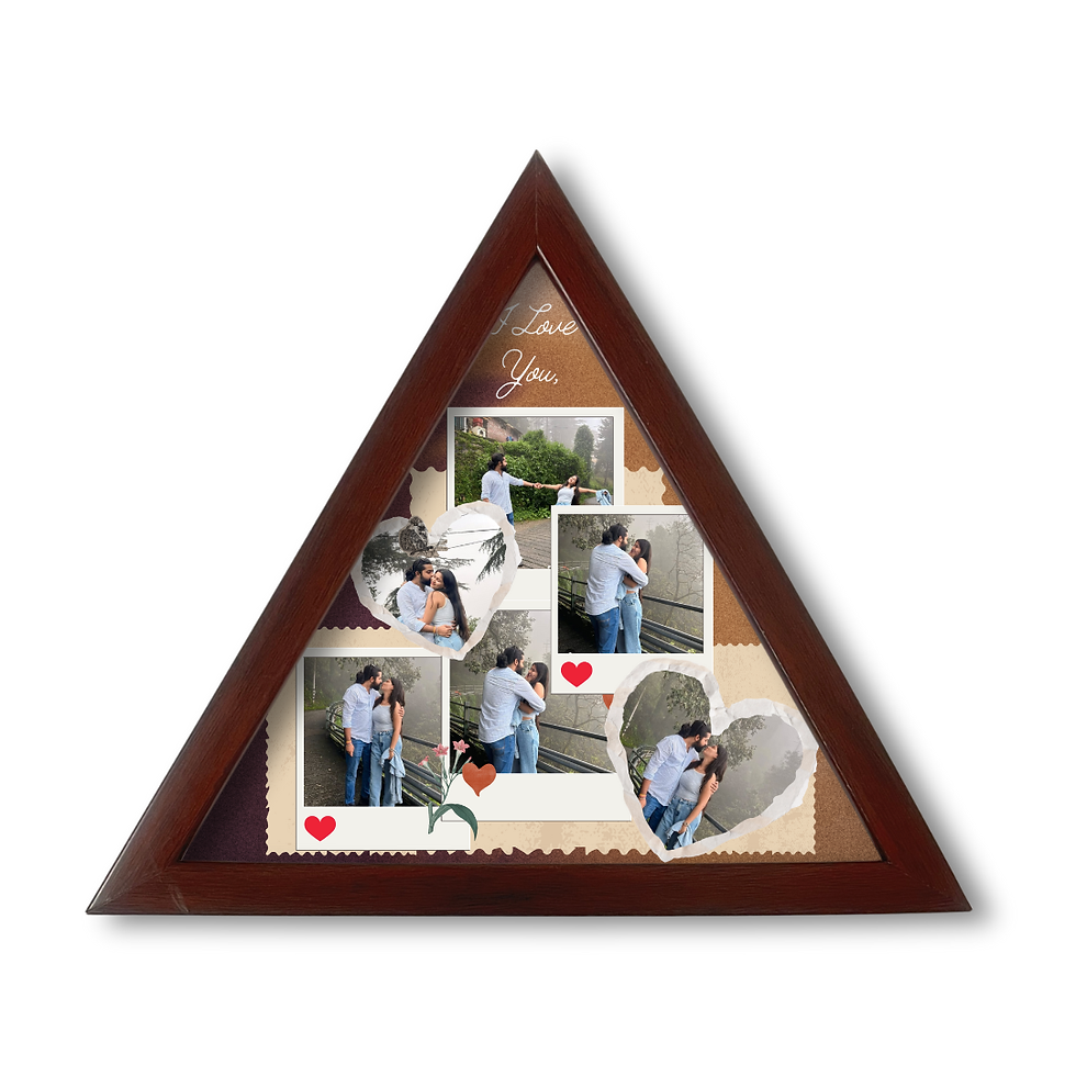 Thumbnail: Triangle Photo Frame for Love – Customize Gift for Partner
