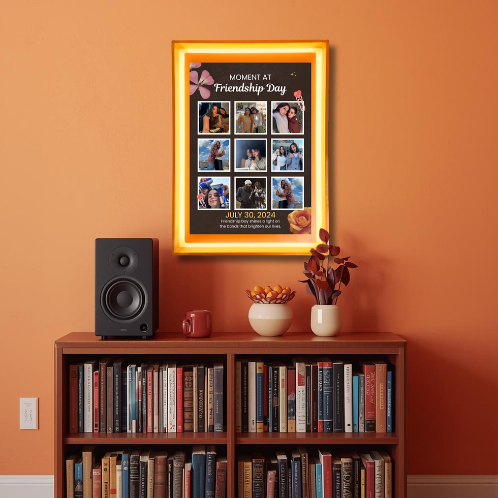 Thumbnail: Wooden Float Frame for Friend – 12x8 inch Memory Gift
