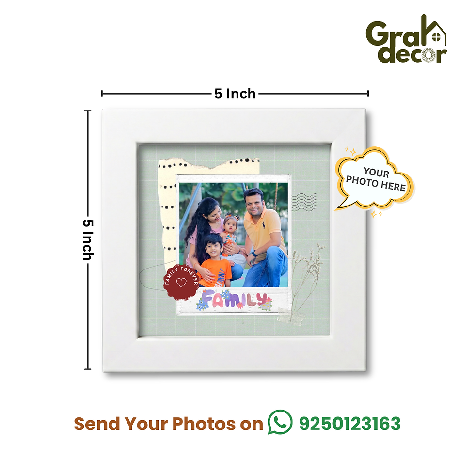 Thumbnail: Sweet Family Frame – 5x5 Custom Gift for Home