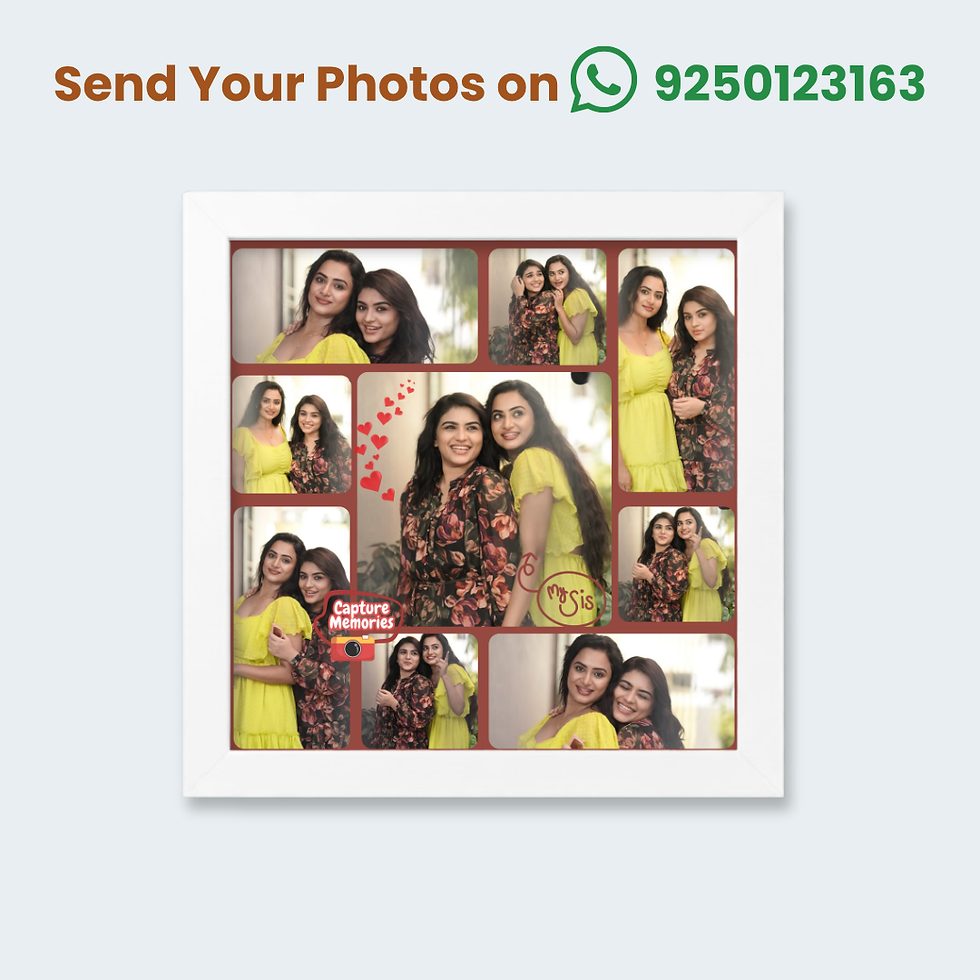 Thumbnail: Rakhi Special Gift Frame for Sister – 8x8 inch