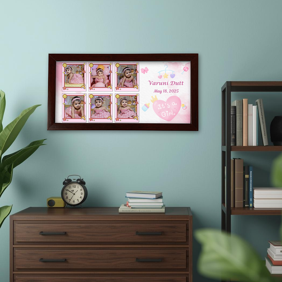 Thumbnail: 6x8 Landscape Frame – Perfect Gift for Newborn Baby Boy or Girl