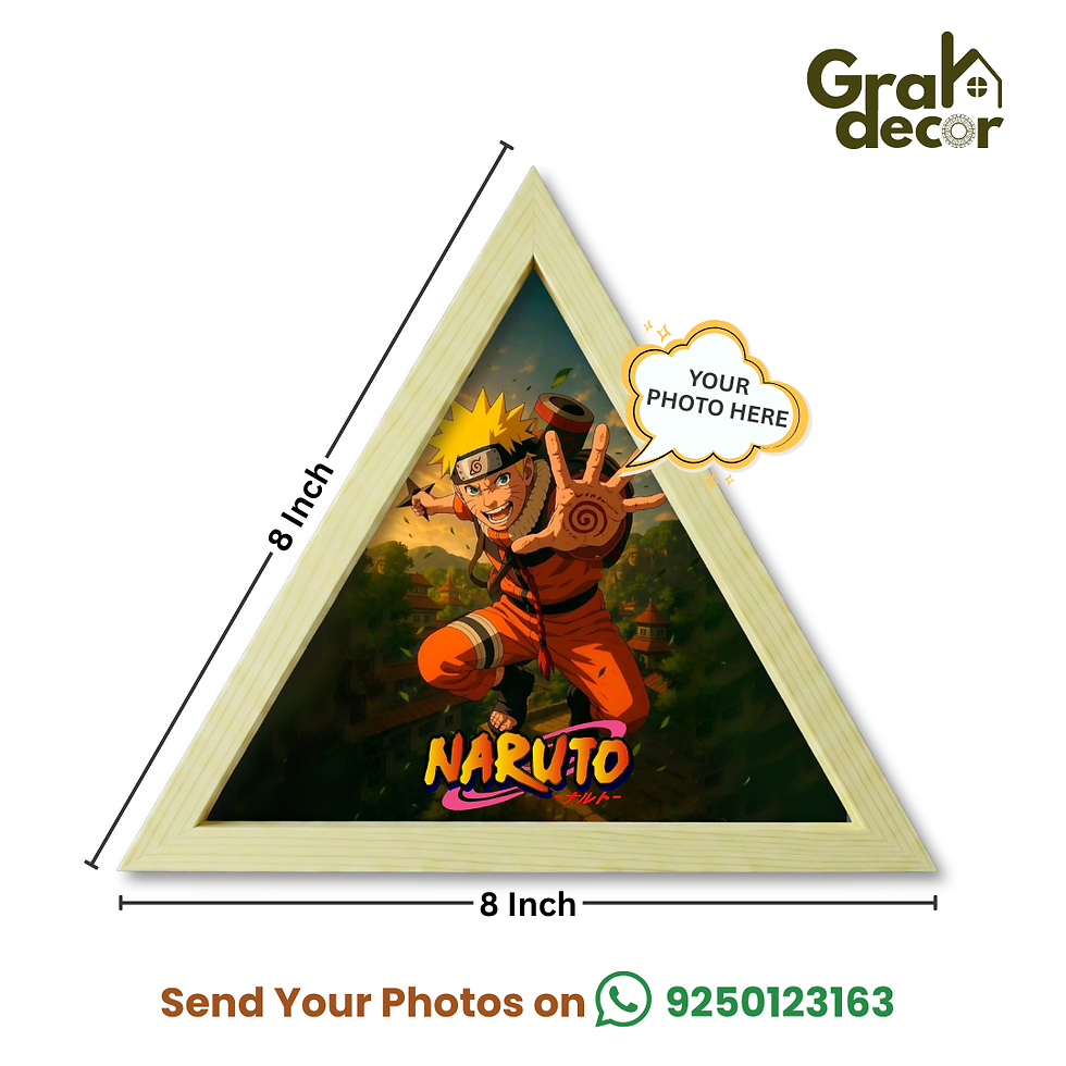 Thumbnail: Triangle Frame for Superhero Theme – Custom 8 x 8 inch Gift for Marvel & DC Fans
