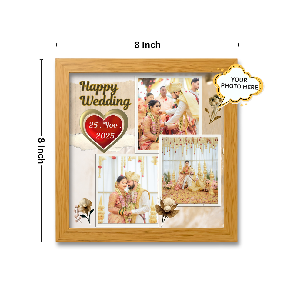 Thumbnail: Wedding Square Keepsake Gift