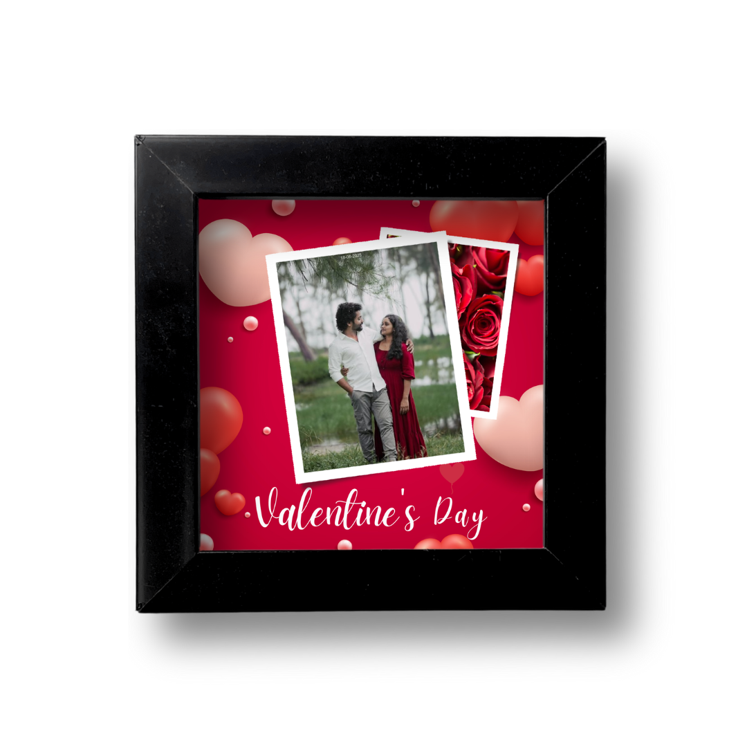 Mini Table Frame for Valentine – Customised Couple Photo