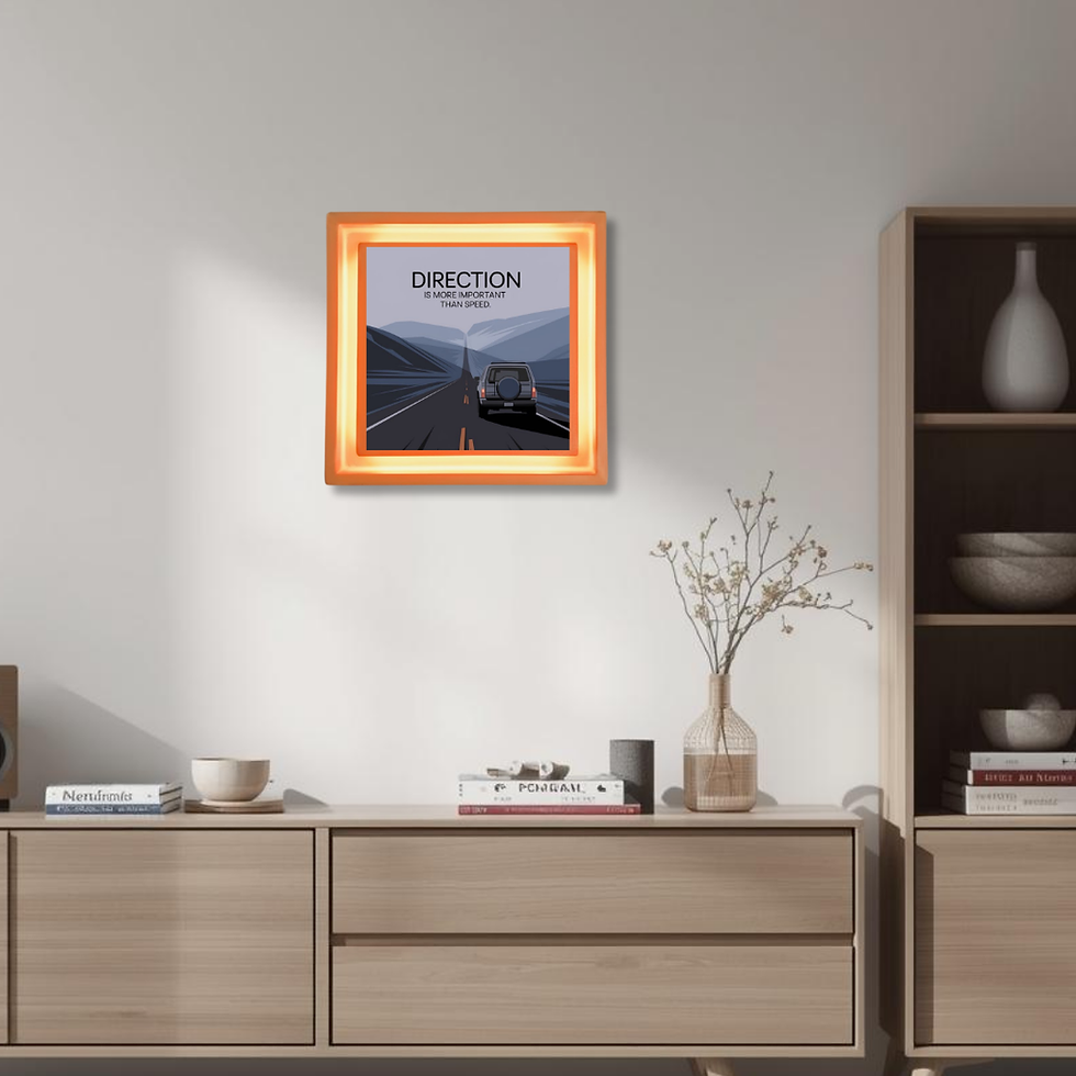 Thumbnail: Classic Quote Display – Mini Wooden Float Frame