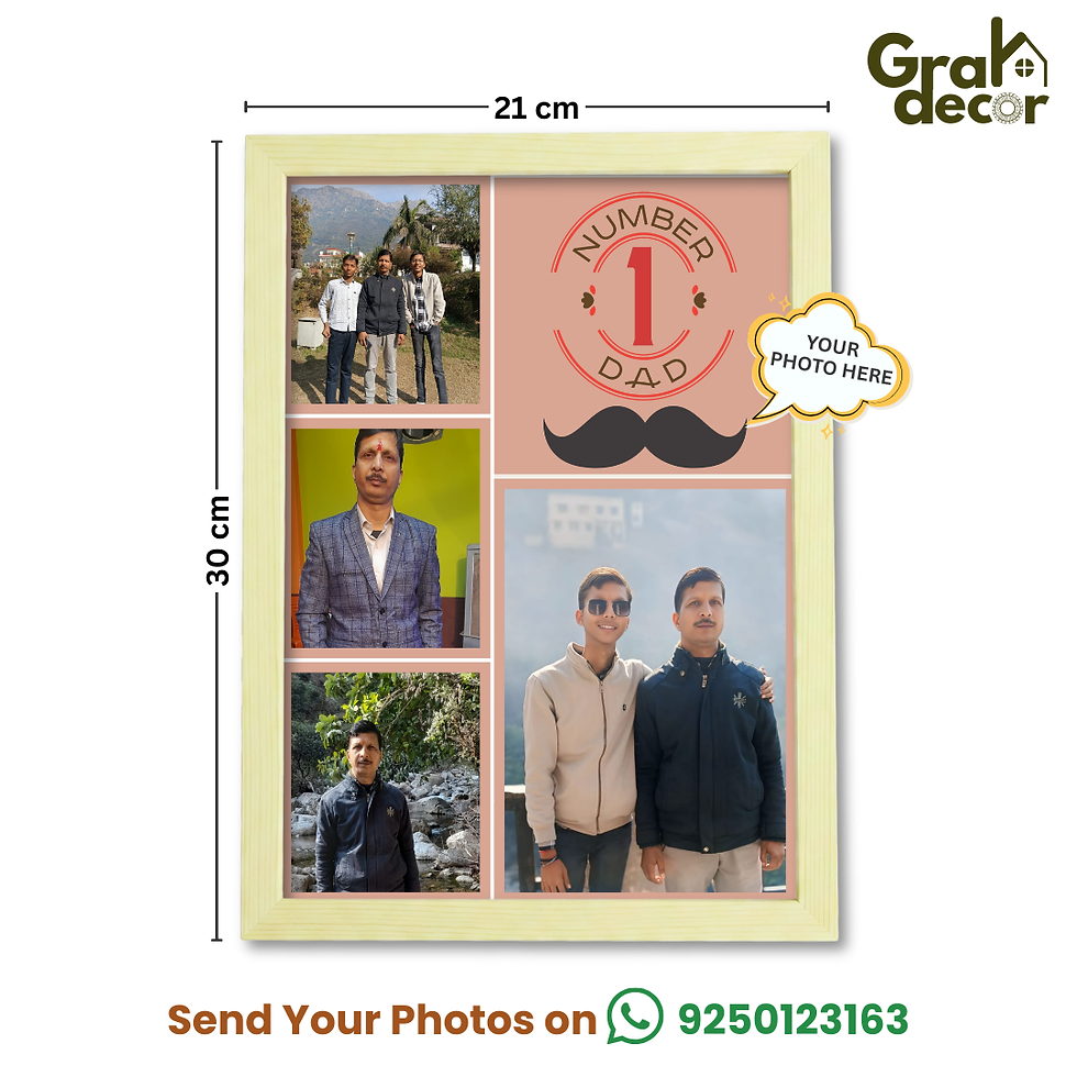 Thumbnail: Celebrate Fatherhood – Custom A4 Frame for Dad