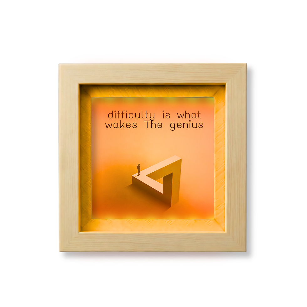 Thumbnail: Meaningful Quote Mini Frame – Personalised Shadow Box