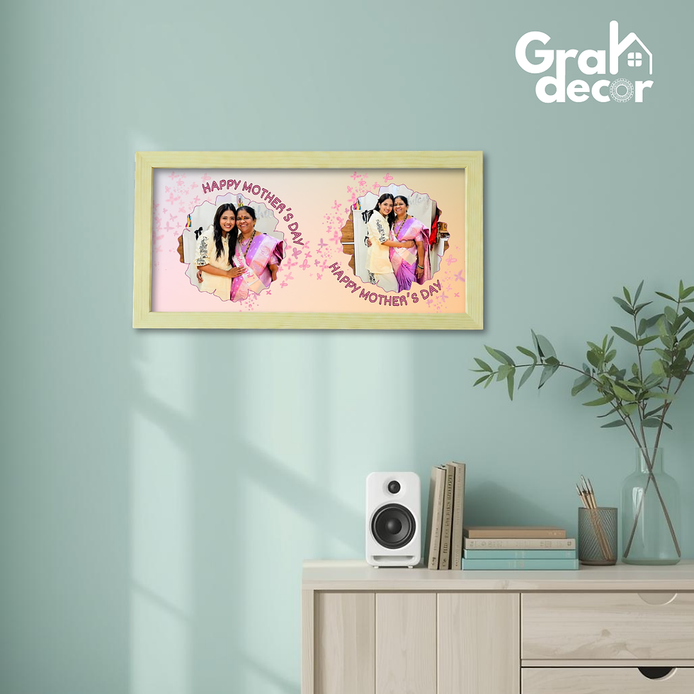 Thumbnail: Personalised Gift for Mom – 6x8 Landscape Frame with Message