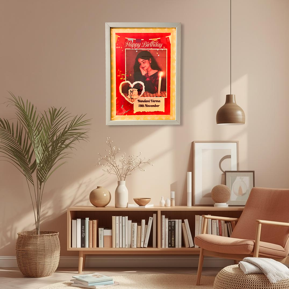 Thumbnail: Creative A4 Frame Gift for Birthday Occasions