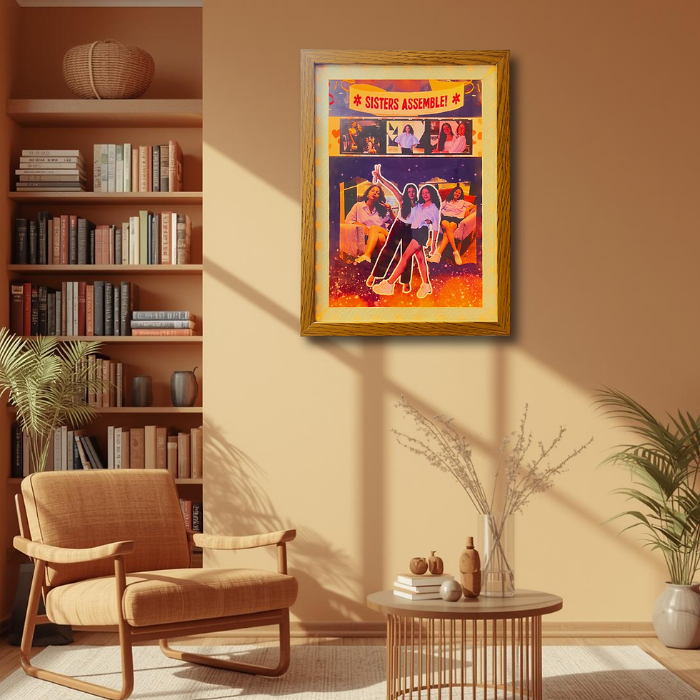 Thumbnail: Custom A4 Frame for Behen – Add Your Touch