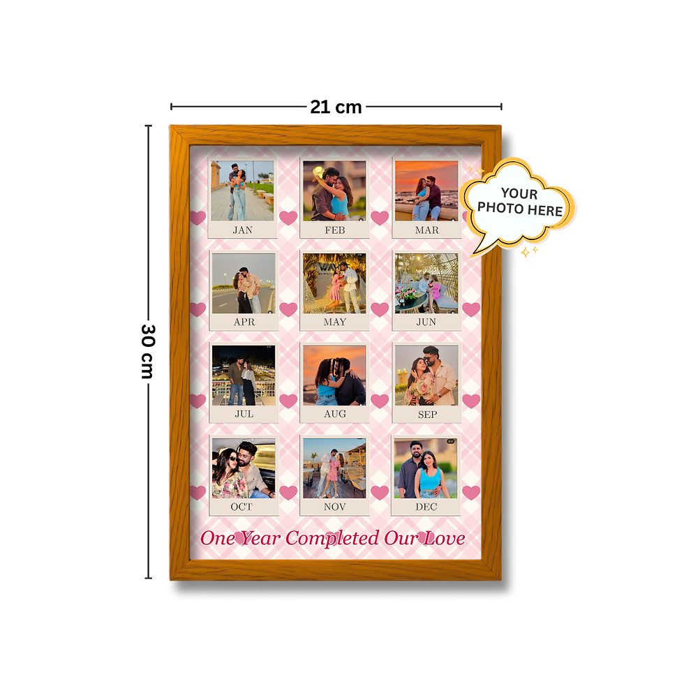 Thumbnail: Anniversary Surprise Gift – A4 Custom Couple Frame