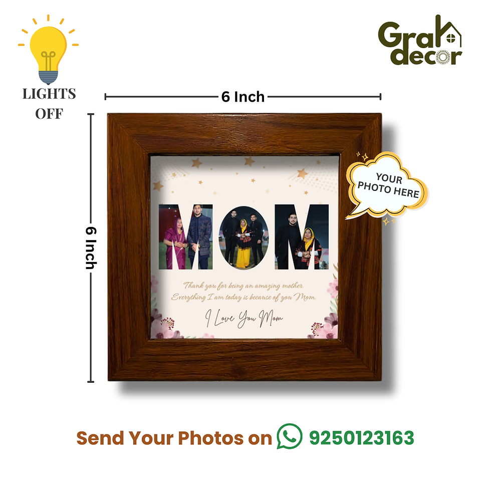 Thumbnail: Mom Wooden Shadow Frame