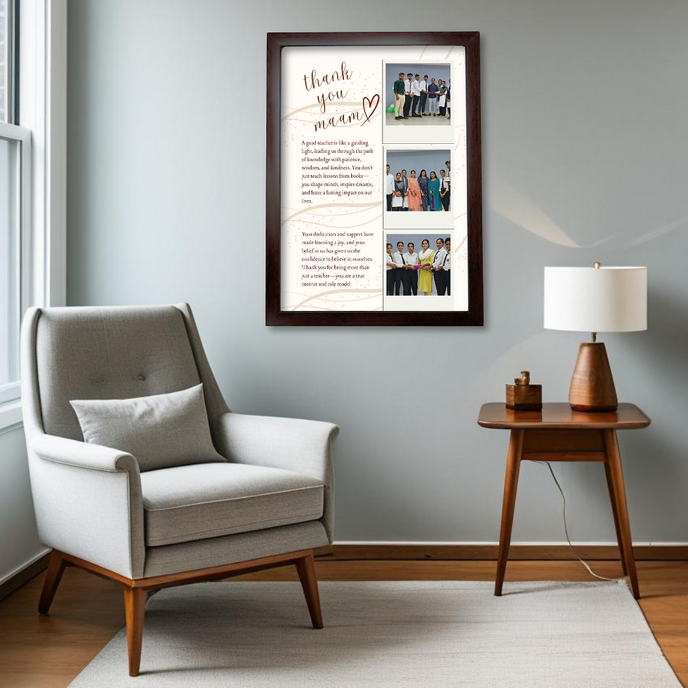 Thumbnail: Thank You Teacher Frame – Personalised with Love