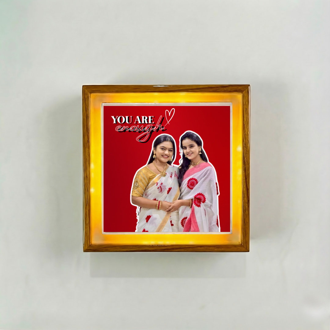 Best Sister Ever Transparent Frame – Aesthetic Room Decor Gift