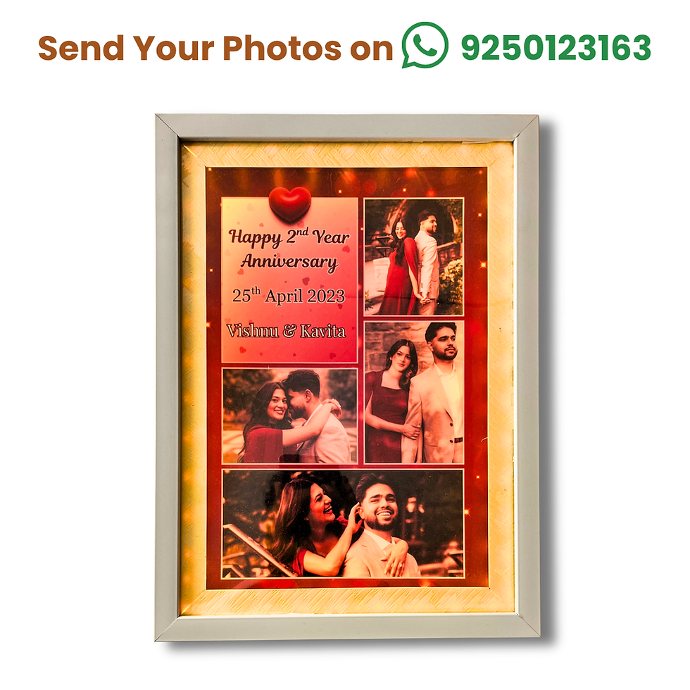 Thumbnail: Custom A4 Box Frame for Relationship Timeline