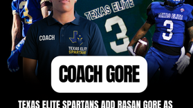 Texas Elite Spartans bring back a legend: Rasan Gore named Running Backs Coach & Recruiting Coordinator