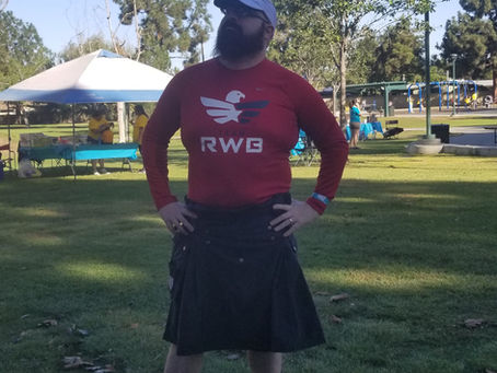 7000 miles in a Kilt? On purpose?