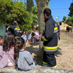 Bombeiros na Escolas da freguesia de Serpins