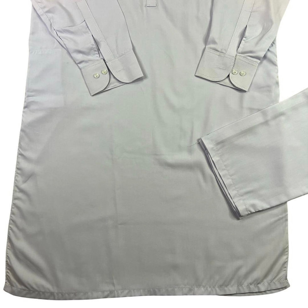 Thumbnail: Mens white kameez and trousers
