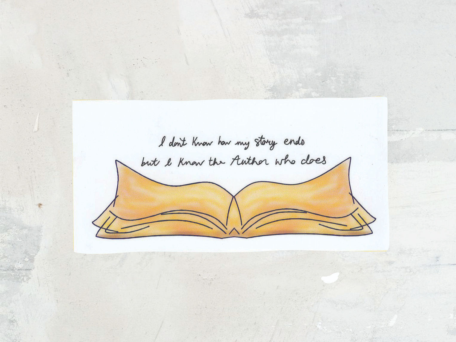 I know the Author: Vinyl Sticker