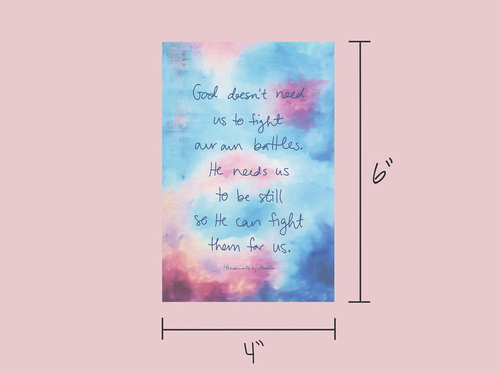 Thumbnail: Be Still: Motivational Mini