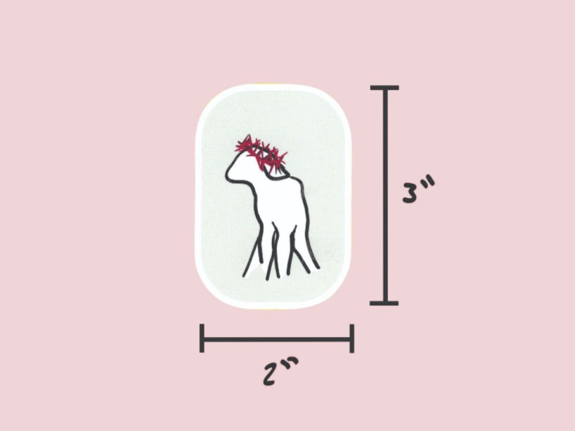 Thumbnail: Lamb of God: Vinyl Sticker