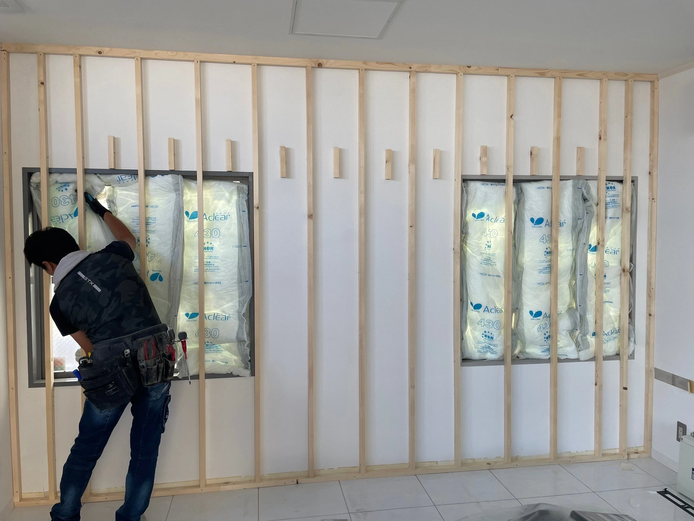 店舗工事の様子