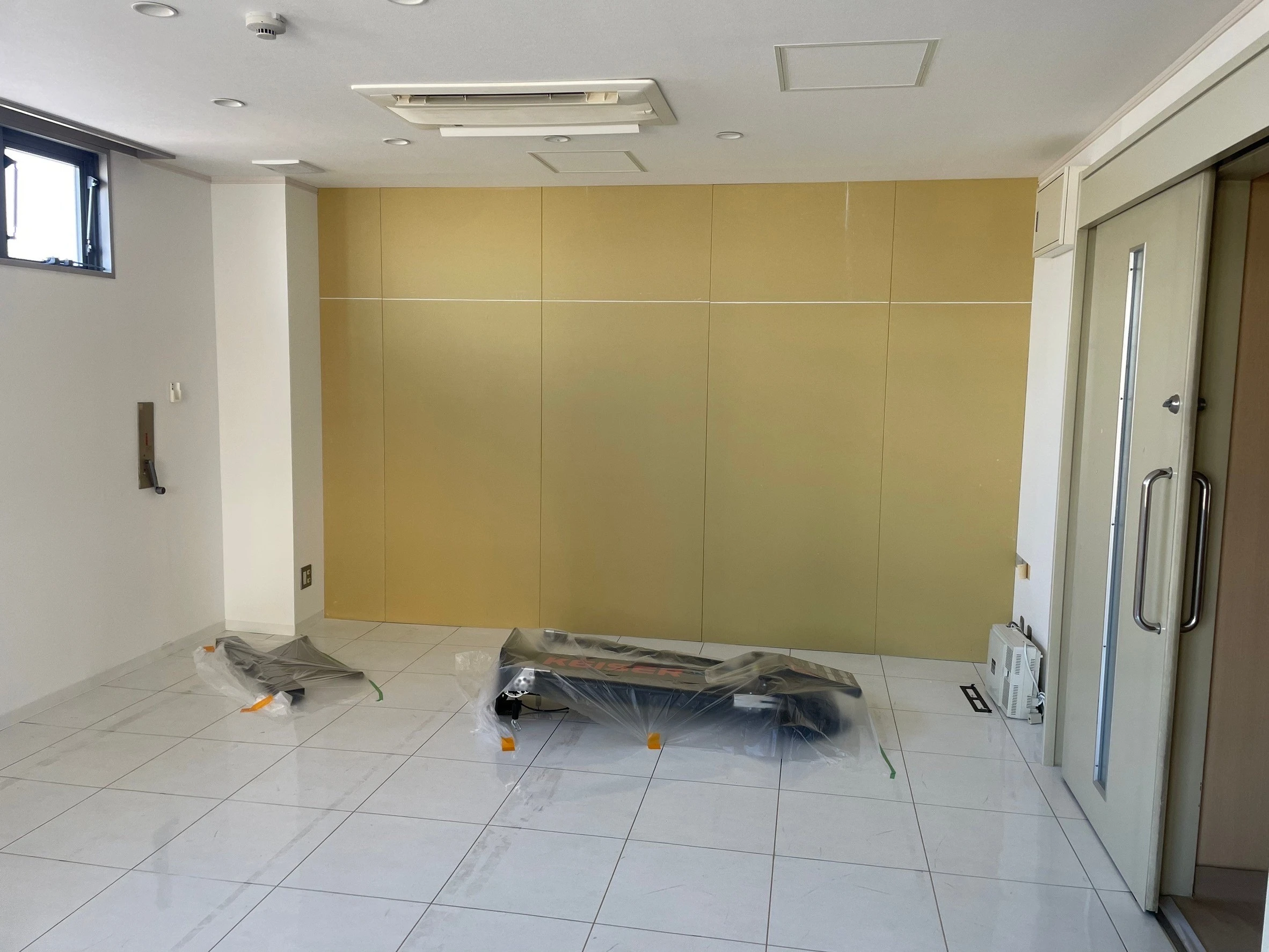 店舗工事の様子