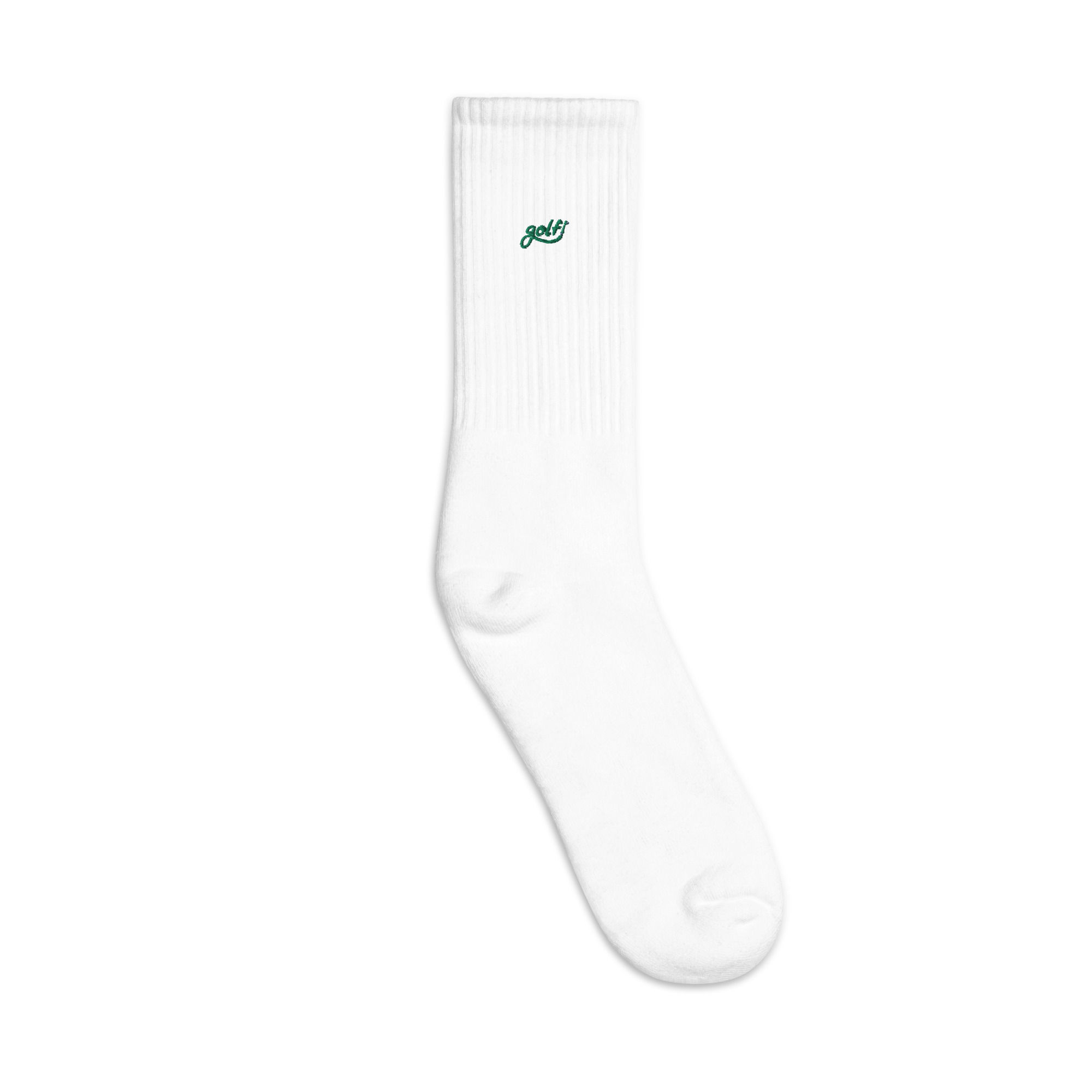 The Golf! Embroidered Socks