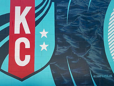 Kansas City Current Soccer Mural