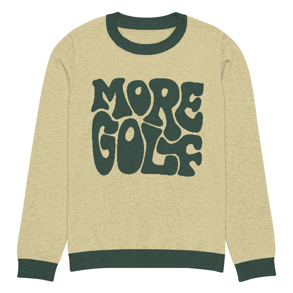 Thumbnail: The More Golf Knitted crew neck sweater