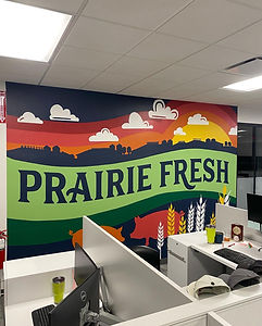 Prairie Fresh Office Mural