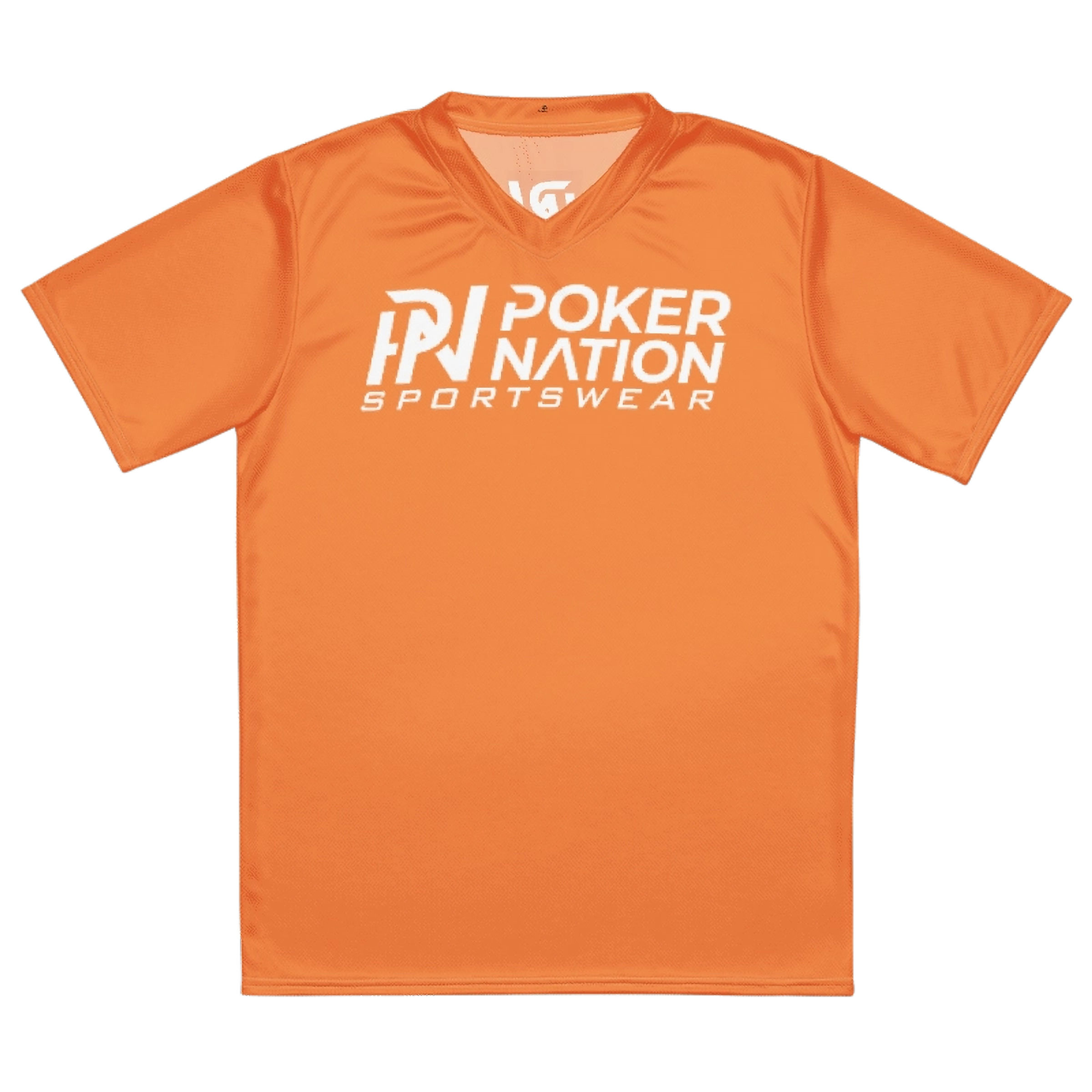- GOLD POKER NATION RECYCLED UNISEX SPORTS  JERSEY -