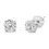 Thumbnail: 14K Gold 1.0 Carat Lab Grown Diamond Solitaire Stud Earrings