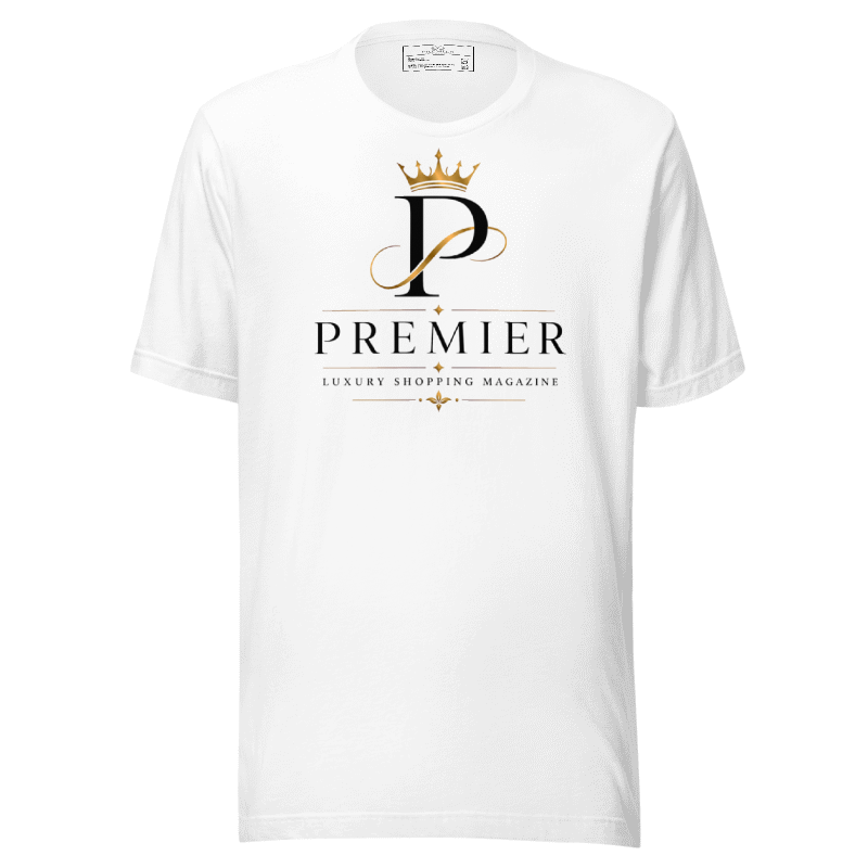 - BLACK/GOLD PREMIER UNISEX ECO T-SHIRT